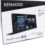 KENWOOD Android Auto-თი, 7 4/64 დიუმიანი სენსორული ეკრანით, Bluetooth-ით, უკანა ხედვის კამერის შესასვლელით