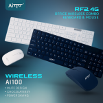 Aitnt AI100 უსადენო კლავიატურა მაუსით
