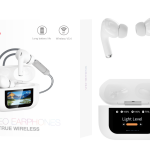 BT-018 უსადენო Bluetooth 5.4 ყურსასმენები, hifi ხმის ხარისხი ANC ხმაურის შემცირებით