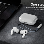 BT-022 მსუბუქი უსადენო ყურსასმენები Bluetooth 5.4 ინჩიანი ყურსასმენებით, ჩაშენებული მიკროფონით