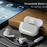 BT-022 მსუბუქი უსადენო ყურსასმენები Bluetooth 5.4 ინჩიანი ყურსასმენებით, ჩაშენებული მიკროფონით