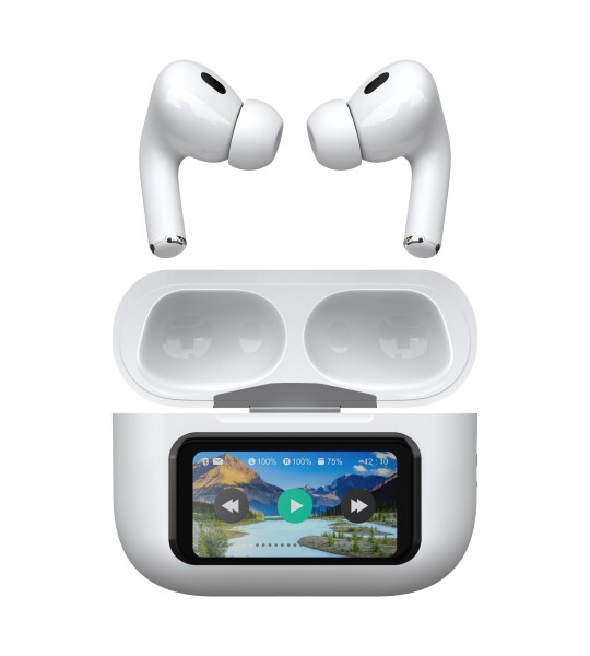 BT-023 უსადენო Bluetooth 5.4 სტერეო ბასიანი ყურსასმენები სენსორული ეკრანით