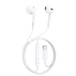 EAR025 სადენიანი ყურსასმენი IP პორტით, 120 სმ სადენიანი ყურსასმენები მიკროფონით, სუფთა ხმის ხარისხით, HD სტერეო