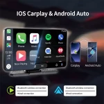 IPS 7 დიუმიანი უსადენო Apple CarPlay და Android Auto Bluetooth HD 1024*600 სენსორული ეკრანი