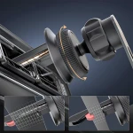 HD033 მაღალი ხარისხის დახვეწილი, 360°-იანი მბრუნავი მაგნიტური დამჭერი ჰაერის გამწოვისთვის