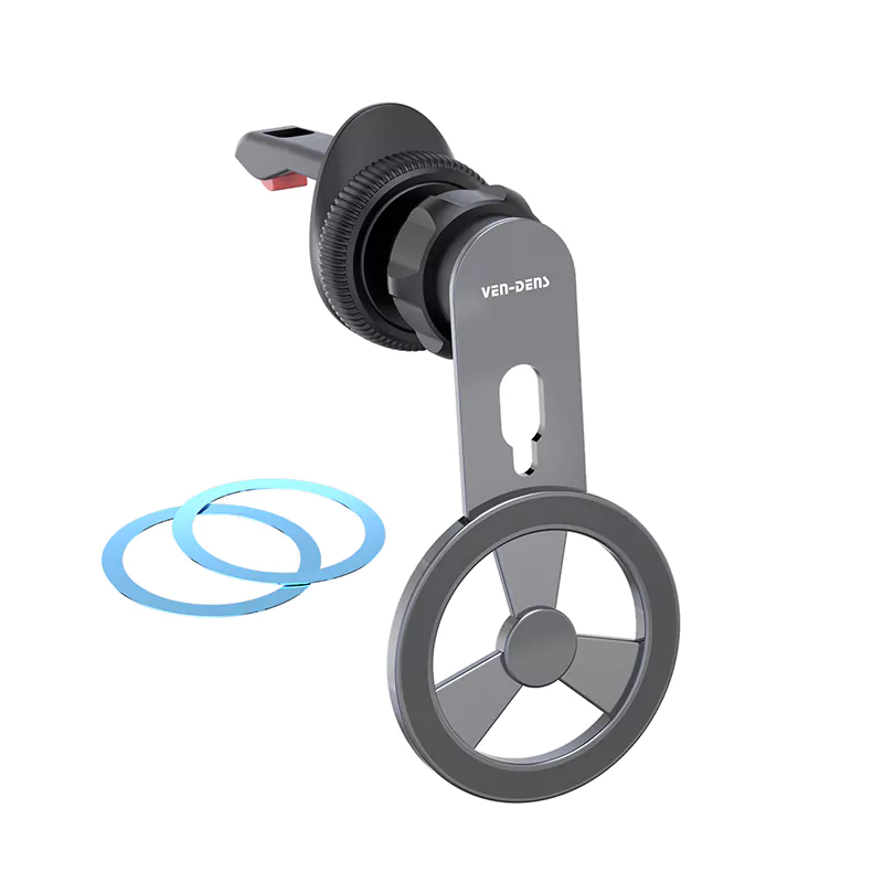 HD033 მაღალი ხარისხის დახვეწილი, 360°-იანი მბრუნავი მაგნიტური დამჭერი ჰაერის გამწოვისთვის