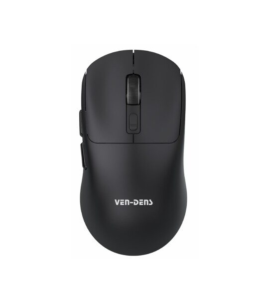 MS012 უსადენო + BT ორმაგი რეჟიმის შავი ფერის, ელეგანტური ერგონომიული დიზაინის მაუსი საბითუმო ფასად. ერგონომიული მაუსი