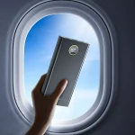 PB018 პორტატული 10000mAh Power Bank კაბელებით, სწრაფი დატენვით, Type-C USB პორტებით