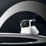 PB022 20W 10000mAh სწრაფი დამუხტვის სადენიანი Type-C დენის ბანკი ციფრული დისპლეით