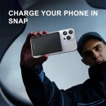 PB023 20 ვატიანი მაგნიტური პაუერბანკი ტიპი-C 5000mAh განათებით