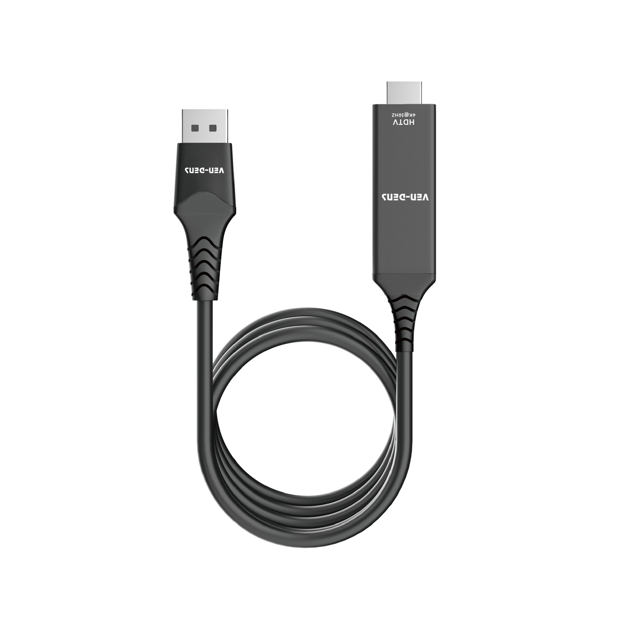 ADP025 მაღალი ხარისხის DP-HDTV შემაერთებელი კაბელი 3840*2160/30Hz, ქარხნულად პირდაპირი, 2 მ სიგრძის. უზრუნველყოფს ცხელი