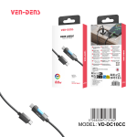 60W კაბელი USB C ტიპის C კაბელში