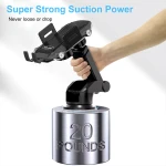 WLC004 მანქანის ტელეფონის დამჭერი უსადენო დამტენი მობილური ტელეფონის დამჭერი მანქანისთვის