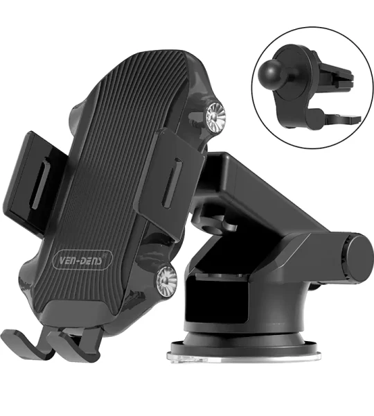 WLC004 მანქანის ტელეფონის დამჭერი უსადენო დამტენი მობილური ტელეფონის დამჭერი მანქანისთვის